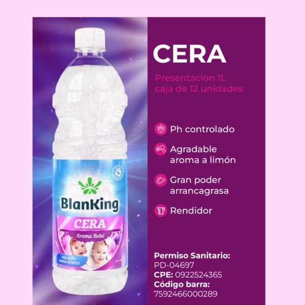 Caja Cera Autobrillante 1 Litro 12 unidades